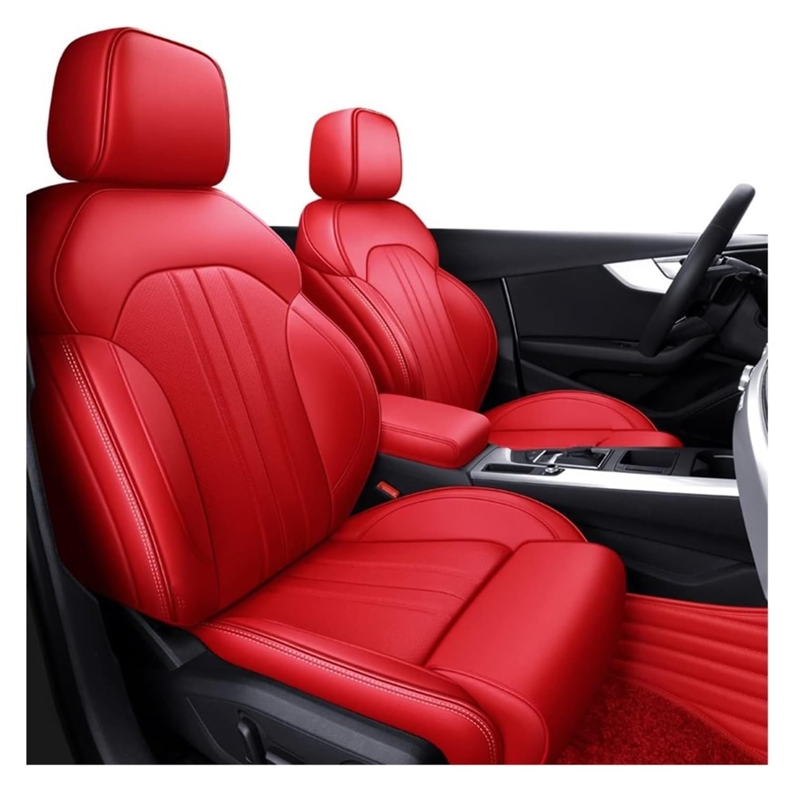 WEINUANXIN Auto Schonbezüge Für A4 A6 Q3 Q5 Custom 5-Sitzer Autositzbezug Kissen Vorne Und Hinten Sitzschoner(10) von WEINUANXIN