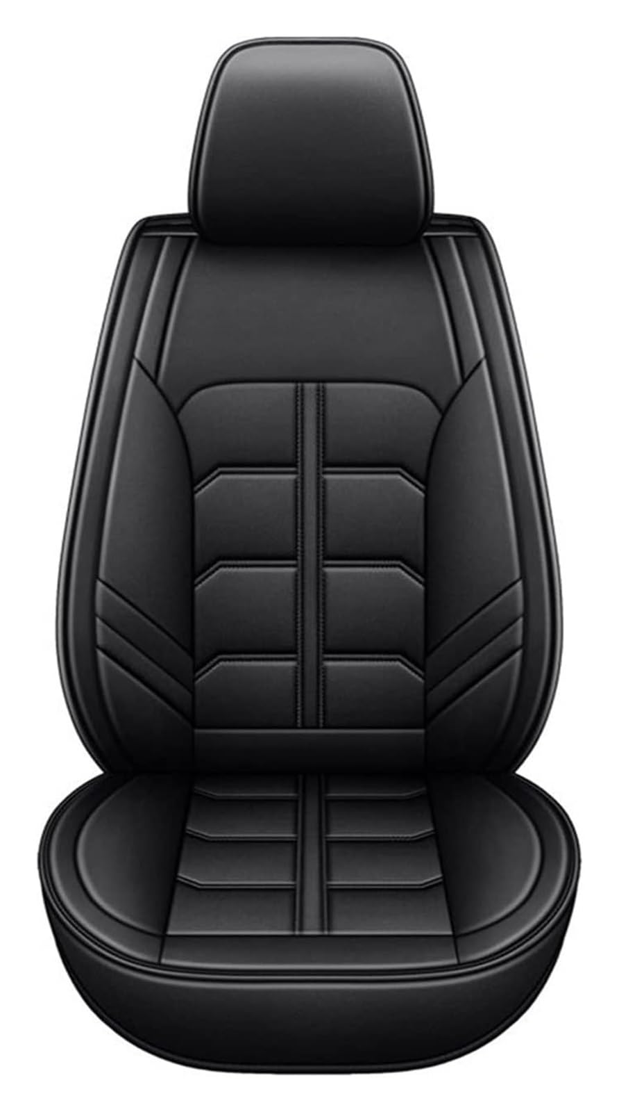 WEINUANXIN Auto Schonbezüge Für A4 B8 Q2 A5 Für Sportback A3 8l 8p A6 C5 4f Q3 2 Stück Vorne/hinten Autositzbezüge Vorne Und Hinten(2PCS Front,Schwarz) von WEINUANXIN