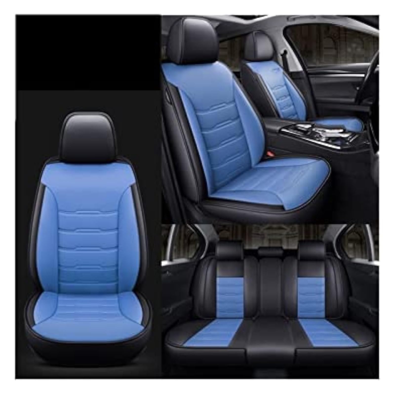 WEINUANXIN Auto Schonbezüge Für A6L R8 Q3 Q5 Q7 S4 RS Für Quattro A1 A2 A3 A4 A5 A6 A7 A8 5 Sitz Auto Sitzbezüge Kissen Sitz Protektoren(2,A) von WEINUANXIN