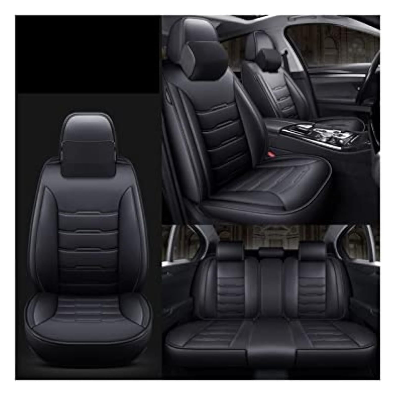 WEINUANXIN Auto Schonbezüge Für A6L R8 Q3 Q5 Q7 S4 RS Für Quattro A1 A2 A3 A4 A5 A6 A7 A8 5 Sitz Auto Sitzbezüge Kissen Sitz Protektoren(5,B) von WEINUANXIN