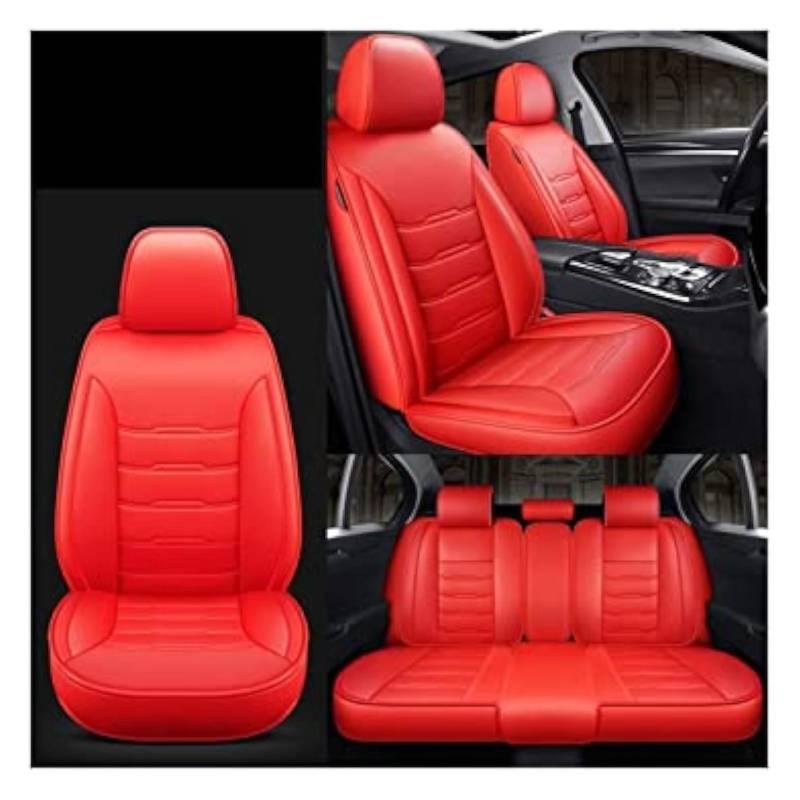 WEINUANXIN Auto Schonbezüge Für A6L R8 Q3 Q5 Q7 S4 RS Für Quattro A1 A2 A3 A4 A5 A6 A7 A8 5 Sitze Autositzbezüge(6,A) von WEINUANXIN