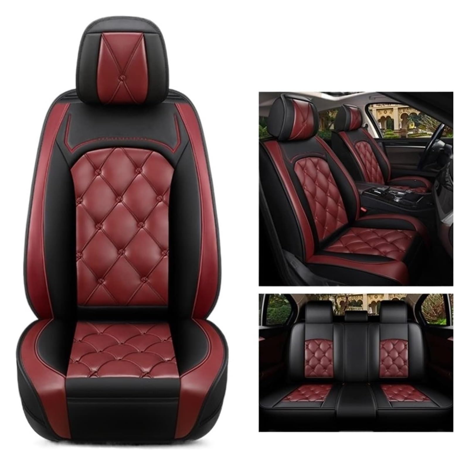 WEINUANXIN Auto Schonbezüge Für DS3 Für Racing Für Cabrio Für Crossback DS4 DS5 DS6 DS7 5 Sitz DS 9 Für E-Tense Auto Sitzbezüge Vorne Hinten Sitz Protektoren(1,Standard) von WEINUANXIN