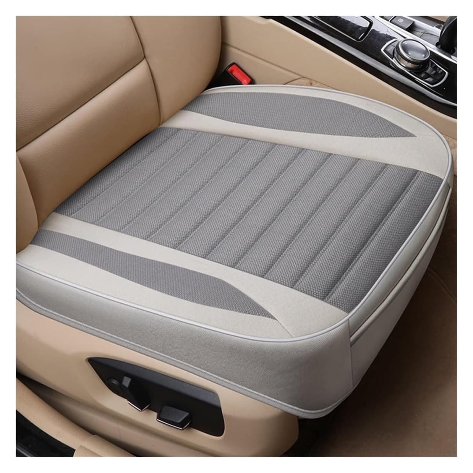 WEINUANXIN Auto Schonbezüge Für L&and R&Over Für Discovery 3/4 Für Freelander 2 Sport Für Range Sport Für Evoque Autositzbezug Auto Pad Kissen(1pcs Front,Gray) von WEINUANXIN