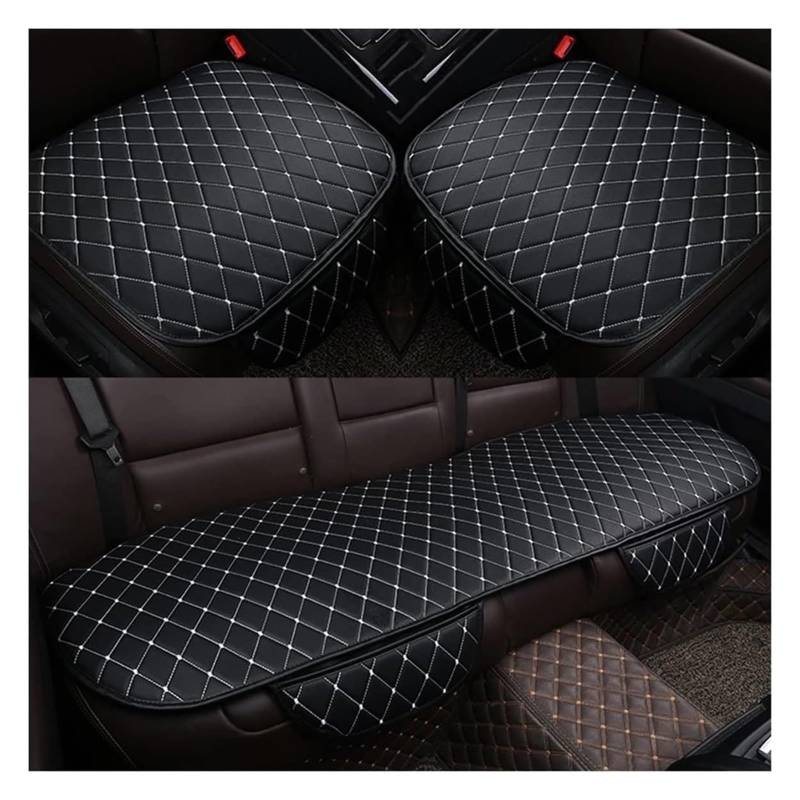 WEINUANXIN Auto Schonbezüge Für MG Für ZS GT Für HS RX5 Für MG5 Für MG6 Sitz Protektoren Innen Sitzbezüge 5 Sitz Auto Sitzbezüge Kissen(Black White) von WEINUANXIN