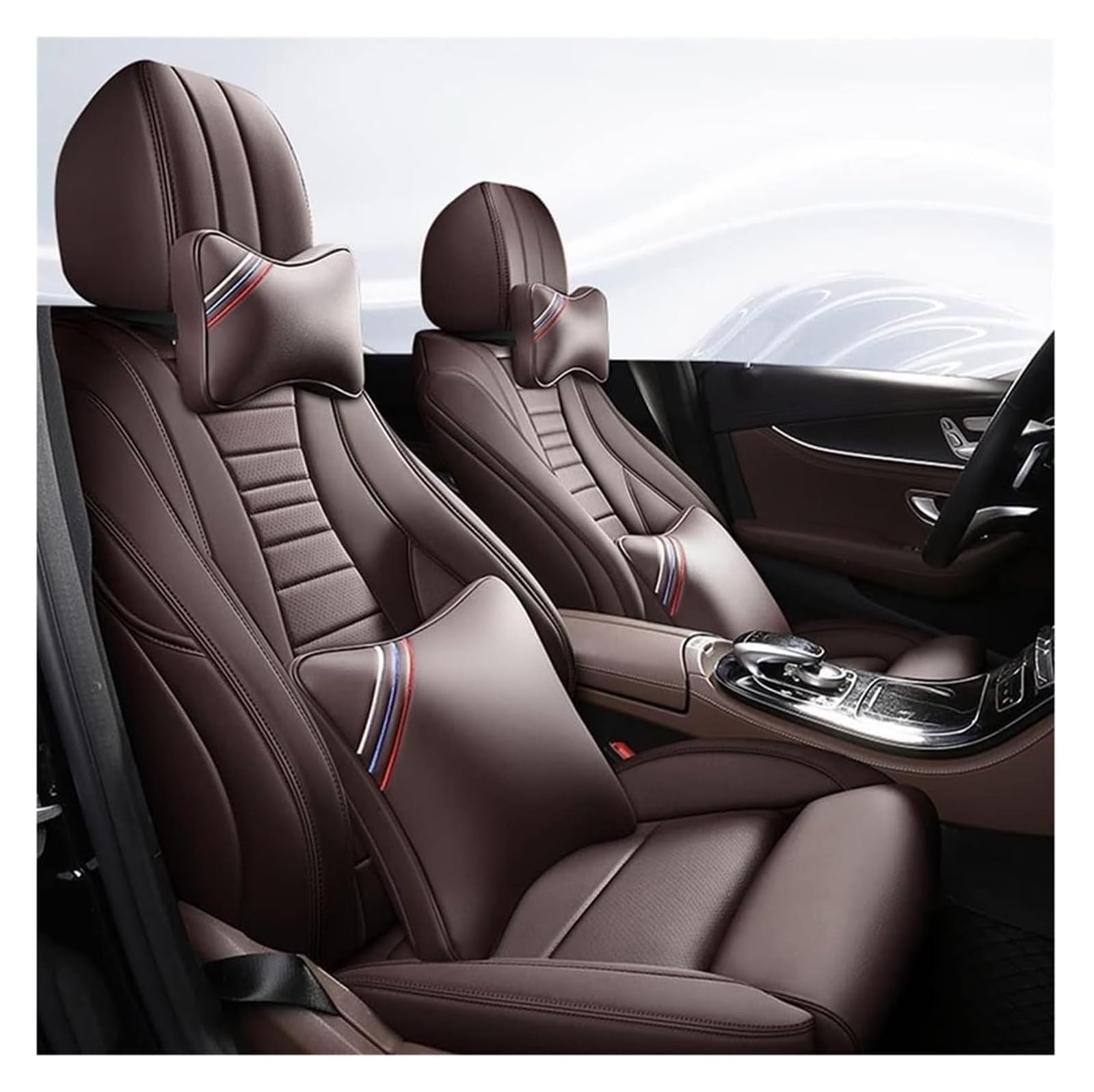 WEINUANXIN Auto Schonbezüge Für Mercedes Für B&ENZ E200 E260 E300 E320 E350 E400 E500 Auto Kissen Protektoren Custom Auto Sitz Abdeckung(4,Luxury) von WEINUANXIN