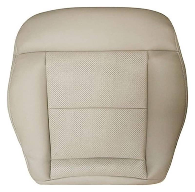 WEINUANXIN Auto Schonbezüge Für Mercedes Für B&ENZ E350 E550 2010-2014 Auto Vorne Fahrerseite Leder Sitzkissen Untere Sitz Abdeckung(Beige) von WEINUANXIN