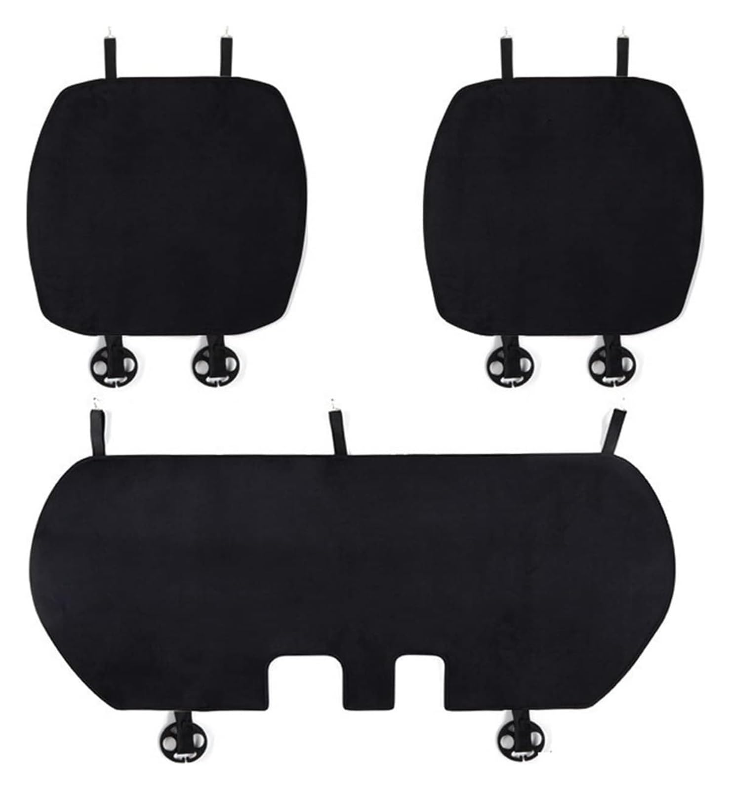 WEINUANXIN Auto Schonbezüge Für Modell 3 Auto Sitzkissen Sitz Pad Matte Sitz Abdeckung Kissen Innen Dekorieren(Schwarz,1 Set) von WEINUANXIN