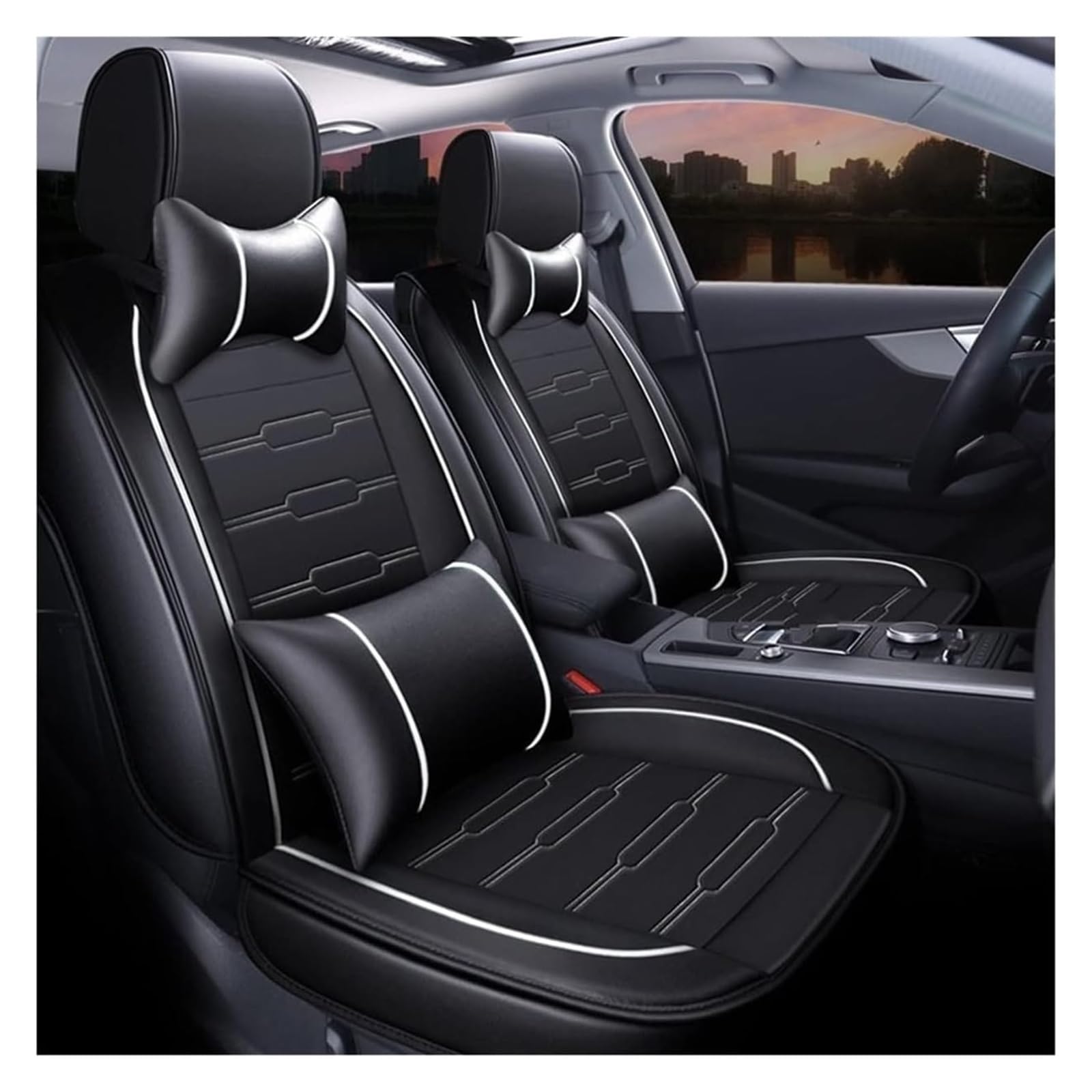 WEINUANXIN Auto Schonbezüge Für Suz&uki Für Grand Vitara 2008 Für Swift Sx4 5 Sitz Auto Sitz Abdeckung Kissen Vorne Hinten Sitz Protektoren(Luxury,4) von WEINUANXIN