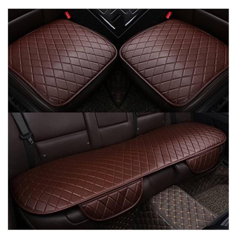 WEINUANXIN Auto Schonbezüge Für Volvo XC60 XC90 XC40 XC70 S60L C30 S80 S90 V50 V60 Sitzbezüge Auto PU Leder Sitzkissen Set Pad(4,3 pcs) von WEINUANXIN