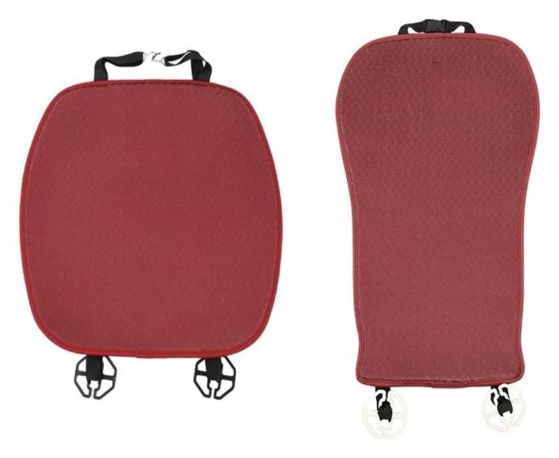 WEINUANXIN Auto Schonbezüge Für X1 X3 X4 X5 X6 1 3 5 Serie G20 G30 F10 F20 Sitzbezüge Vorne Hinten Autositzbezug Kissen Autositzmatte Pad(rot,2 pcs) von WEINUANXIN