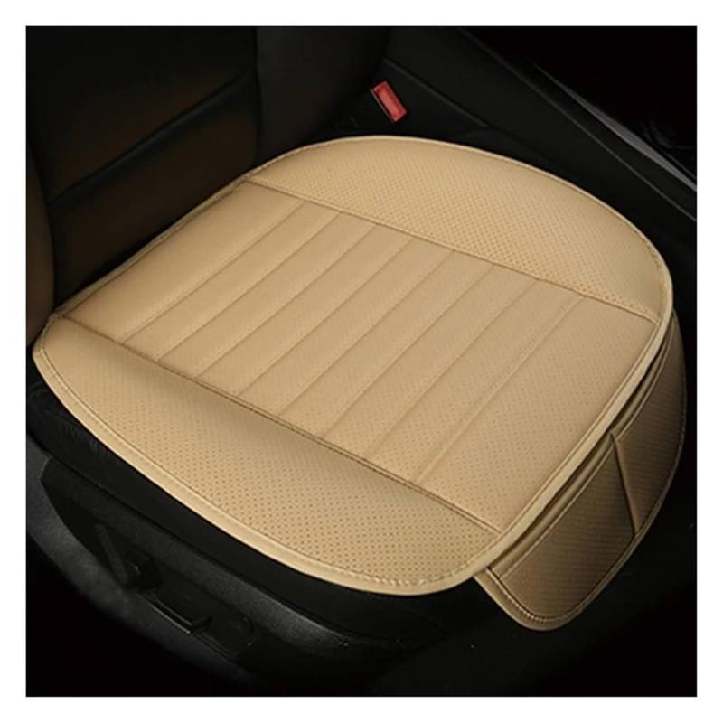 WEINUANXIN Auto Schonbezüge Für X3 X1 X4 X5 X6 Z4 525 520 F30 F10 E46 E90 Leder Autositzbezug Pad Kissen Matte Anti-Rutsch(1 PCS Beige) von WEINUANXIN