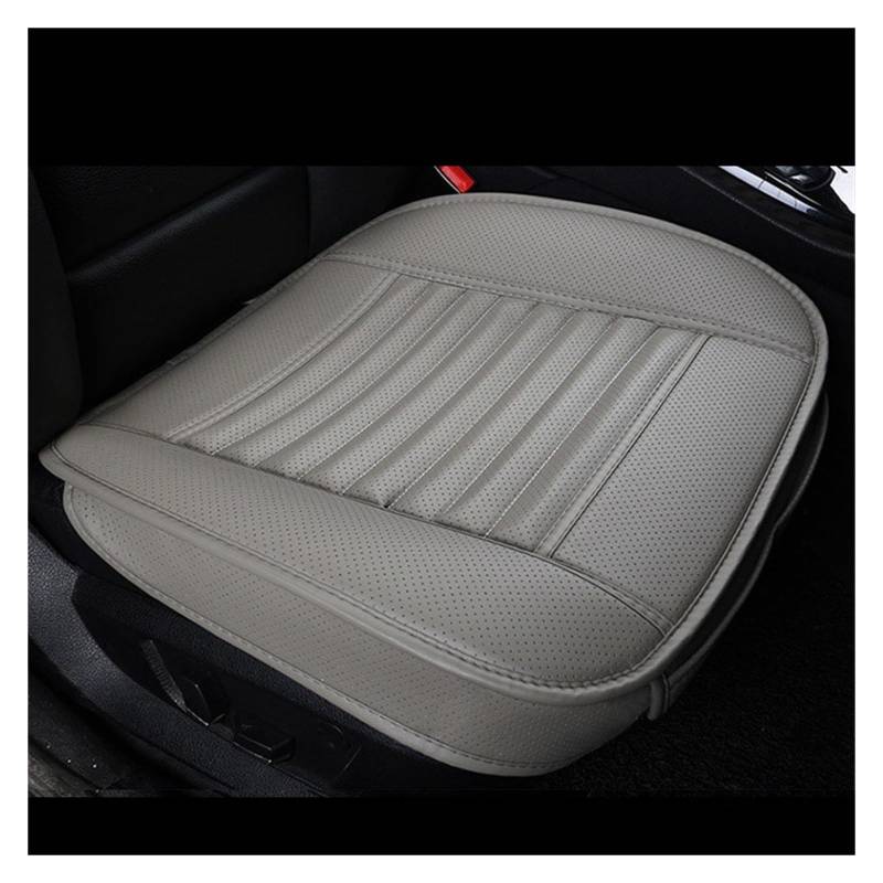 WEINUANXIN Auto Schonbezüge Leder-Autositzbezug für den Innenbereich, Autositzbezug, Kissenmatte, universeller Sitzbezug, Teppich, Autozubehör.(Grey,2xFront Seat Covers) von WEINUANXIN