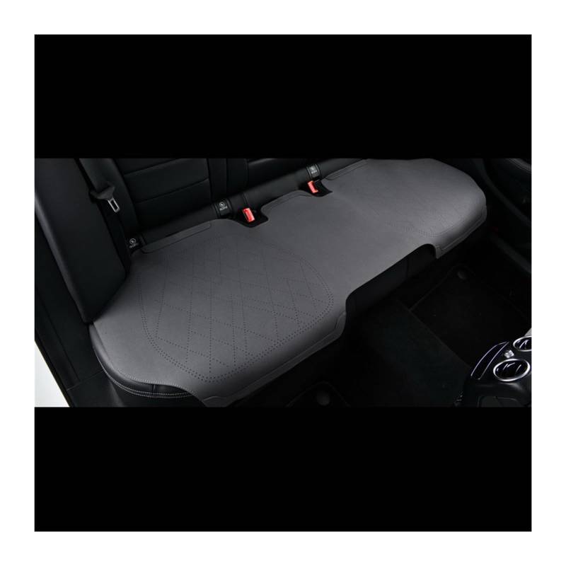 WEINUANXIN Auto Schonbezüge Leder-Autositzbezug vorne und hinten, Sommer, atmungsaktiver Kissenschutz.(Grey,1xRear Seat Covers) von WEINUANXIN