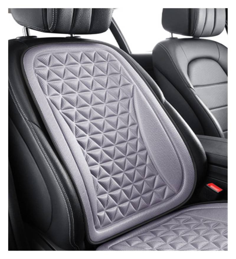 WEINUANXIN Auto Schonbezüge Massage-Autositzbezug, universelles Auto-Stuhlkissen, atmungsaktiver Stoffbezug, Sommerpolster mit Rückenlehne.(Grey) von WEINUANXIN