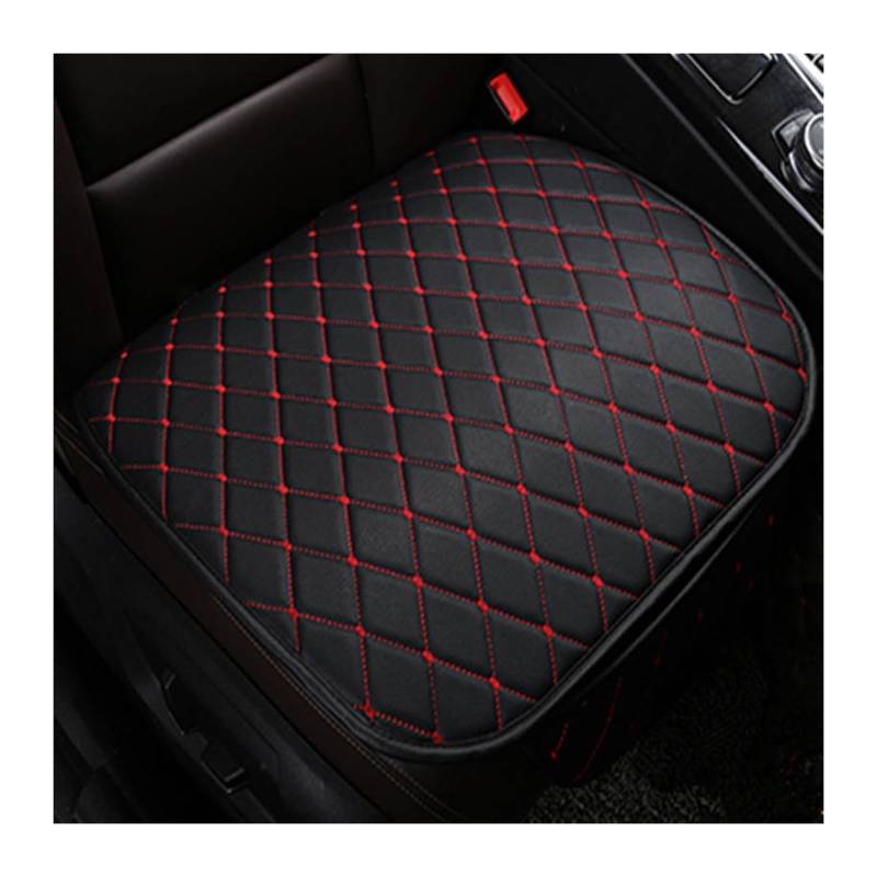 WEINUANXIN Auto Schonbezüge Universal Autositzbezug Lederkissen Auto Vorne Hinten Rücksitz Sitzbezug Auto Stuhl Sitzschutz.(Red line) von WEINUANXIN