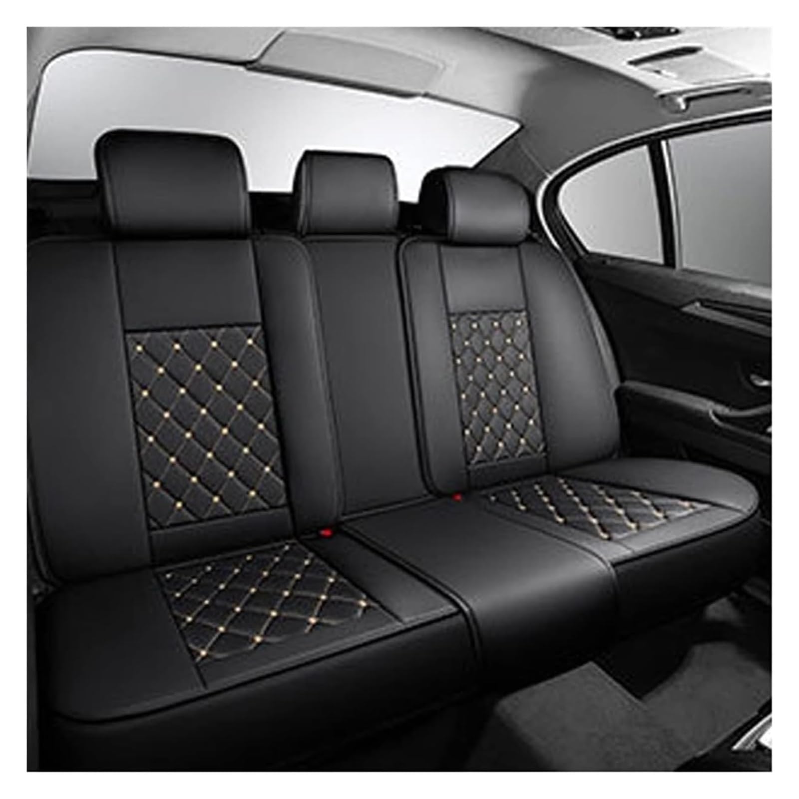 WEINUANXIN Auto Schonbezüge Universal Cars Auto Cushion Alle Autositzbezüge Für Die Meisten Modelle 2 Stück Autositzbezüge Vorne/hinten Für Vier Jahreszeiten(2,Rear) von WEINUANXIN