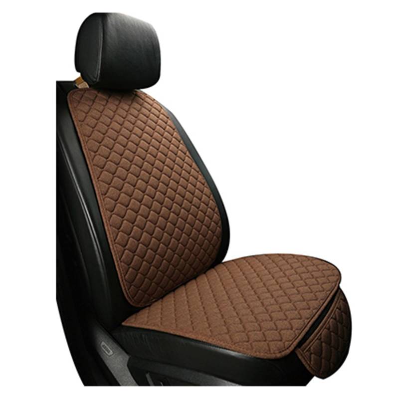 WEINUANXIN Auto Schonbezüge Universal-Flachs-Autositzkissen, Automobilzubehör, Auto-Styling.(Coffee) von WEINUANXIN