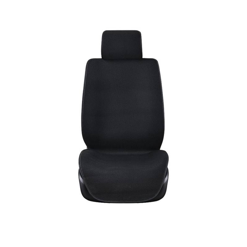 WEINUANXIN Auto Schonbezüge Vorderer Autositzbezug, Autositzkissen mit Rückenlehne, 3D-Mesh-Autositzschutz.(Schwarz,1xHigh Back Seat Covers) von WEINUANXIN