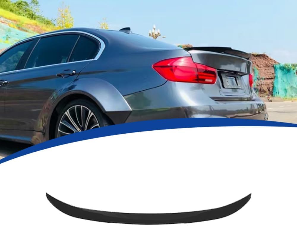 Auto Heckspoiler Spoiler für BMW 3 Series F30 M4 2013-2018, ABS Material Heckkofferraumlippe Heckspoilerflügel Kofferraum Spoiler Rear Trunk Wing Auto Heckspoiler Spoiler für BMW 3 Series F30 M4 2013-2018, ABS Material Heckkofferraumlippe Heckspoilerflügel Kofferraum Spoiler Rear Trunk Wing von WEIQQI