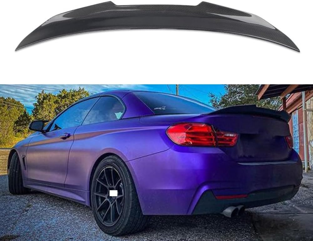 Auto Heckspoiler Spoiler für BMW 4 Series F33 M4 F83 Convertible 2014-2020, ABS Material Heckkofferraumlippe Heckspoilerflügel Kofferraum Spoiler Rear Trunk Wing Auto Heckspoiler Spoiler für BMW 4 Series F33 M4 F83 Convertible 2014-2020, ABS Material Heckkofferraumlippe Heckspoilerflügel Kofferraum Spoiler Rear Trunk Wing von WEIQQI