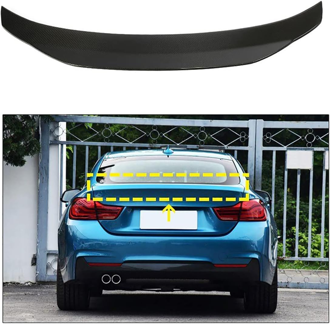 Auto Heckspoiler Spoiler für BMW 4 Series F36 2014-2018, ABS Material Heckkofferraumlippe Heckspoilerflügel Kofferraum Spoiler Rear Trunk Wing Auto Heckspoiler Spoiler für BMW 4 Series F36 2014-2018, ABS Material Heckkofferraumlippe Heckspoilerflügel Kofferraum Spoiler Rear Trunk Wing von WEIQQI