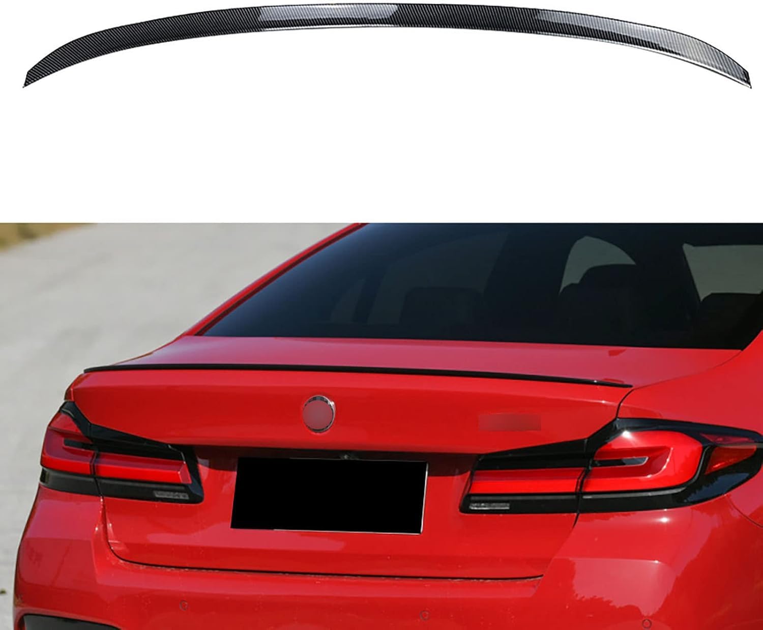 Auto Heckspoiler Spoiler für BMW 5 Series G30 525i 530i 2018+ M5 Style, ABS Material Heckkofferraumlippe Heckspoilerflügel Kofferraum Spoiler Rear Trunk Wing Auto Heckspoiler Spoiler für BMW 5 Series G30 525i 530i 2018+ M5 Style, ABS Material Heckkofferraumlippe Heckspoilerflügel Kofferraum Spoiler Rear Trunk Wing von WEIQQI