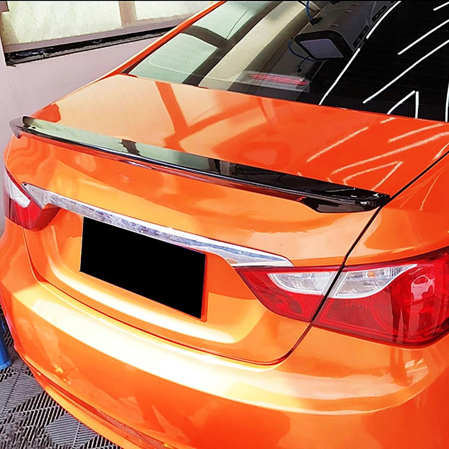Auto Heckspoiler Spoiler für Hyundai Sonata 2014-2018, ABS Material Heckkofferraumlippe Heckspoilerflügel Kofferraum Spoiler Rear Trunk Wing Auto Heckspoiler Spoiler für Hyundai Sonata 2014-2018, ABS Material Heckkofferraumlippe Heckspoilerflügel Kofferraum Spoiler Rear Trunk Wing von WEIQQI