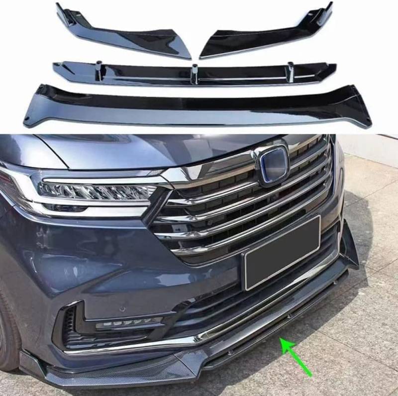 Auto Frontspoiler für Odyssey 2021 2022, Frontstoßstangen Lippenkörper Autoteile Autoantikollisionsschutz Body Styling Teile Zubehör von WEISLA