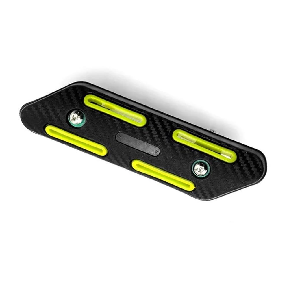 Motorrad Hitzeschild Auspuffabdeckung Schutz, Motorrad Universal Auspuff Hitzeschild Schutz Anti-verbrühungen Schutz Abdeckung Auspuff Schalldämpfer Rohr Rohr Hitzeschild Schutz(Yellow) von WEITINGKKK