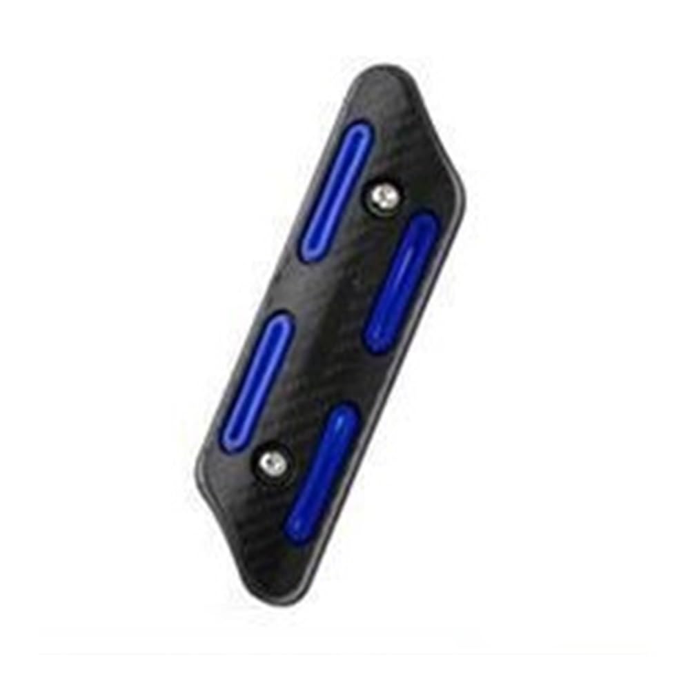 Motorrad Hitzeschild Auspuffabdeckung Schutz, Universal Motorrad Auspuff Hitzeschild Abdeckung Wärmedämmung Anti-Verbrühungen Mittleren Link Rohr Schalldämpfer Schutz Abdeckung(Blue) von WEITINGKKK