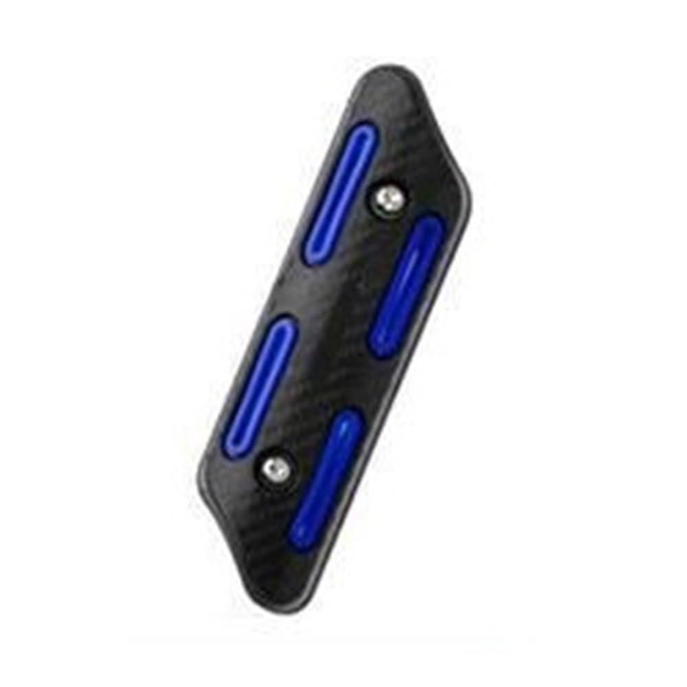 Motorrad Hitzeschild Auspuffabdeckung Schutz, Universal Motorrad Auspuff Hitzeschild Auspuff Hitzeschild Abdeckung Schalldämpfer Schutz Schutz Zubehör(Colorblue) von WEITINGKKK