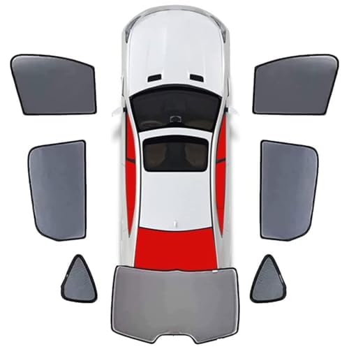 Auto Sonnenshutz Kinder für BMW 3er Touring F31 F31, Magnetische Auto Vordere und Hintere Seitenfenster Sonnenschutz Seitenscheibe Sonnenblende Anti-UV Zubehör,7pcs whol von WEITOL