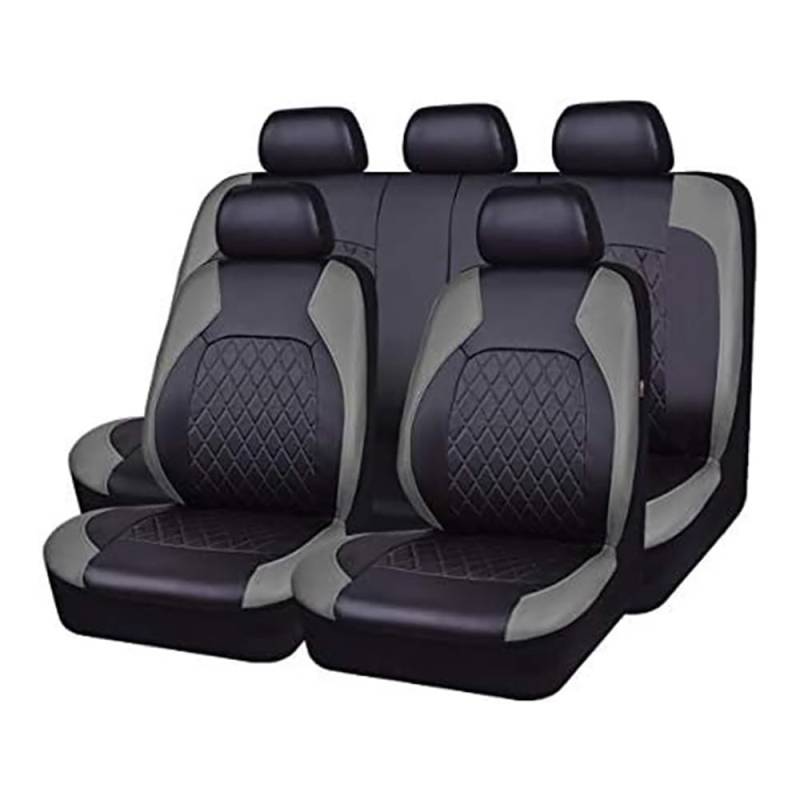 WEITOL Auto Sitzbezüge für MG HS (AS23) 2018-2024, 5 Sitze Wasserdichtes Komfortabler Autositzbezug Full Set Sitzschoner rutschfest Atmungsaktiv Set Auto Zubehör,A von WEITOL