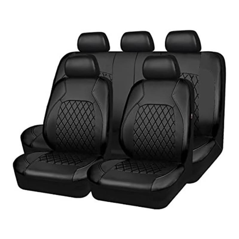 WEITOL Auto Sitzbezüge für Volvo XC60 2. Gen (SPA) 2018-2024, 5 Sitze Wasserdichtes Komfortabler Autositzbezug Full Set Sitzschoner rutschfest Atmungsaktiv Set Auto Zubehör,D von WEITOL