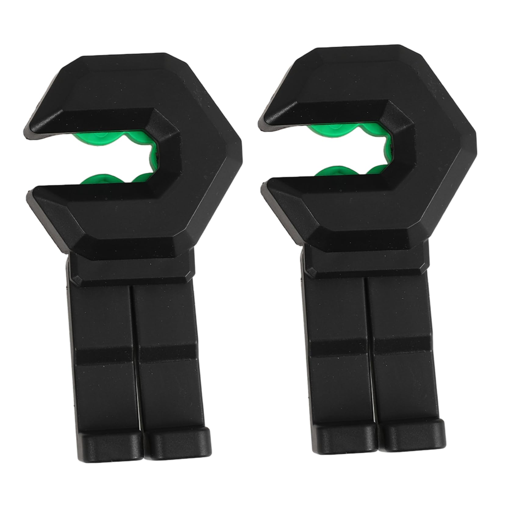 WEKADRIN 1 Paar Autohaken beutelclips beutelklammer Gadgets for car Auto Accessoires gepäckträger Kopfstütze Cliphalter Kleiderbügel fürs Auto Rücksitz Auto-Hooks Auto-Aufhänger Abs Black von WEKADRIN