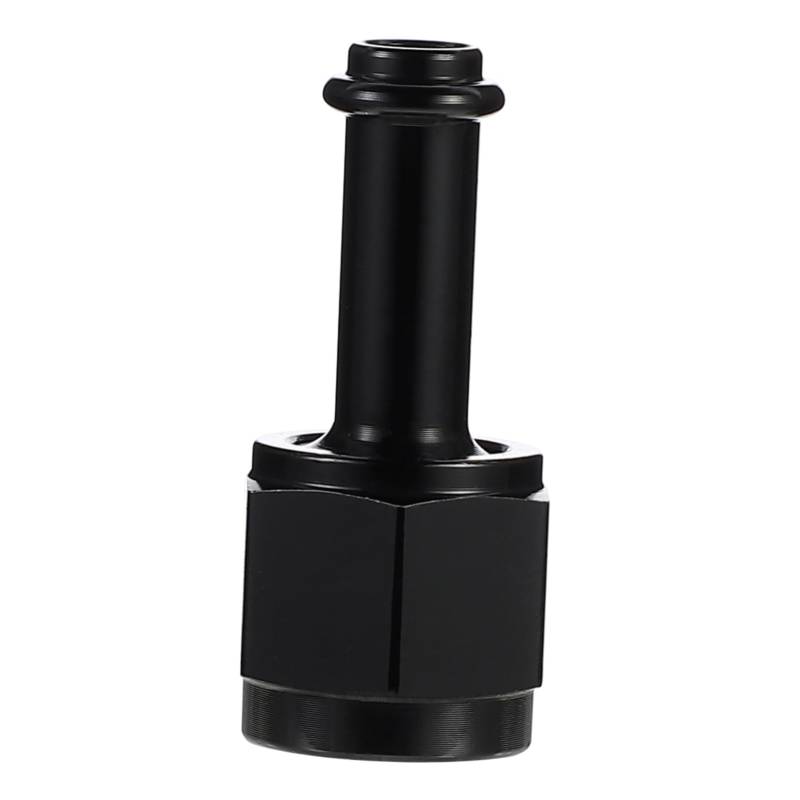 WEKADRIN 1Stk Schlauchverbinder Regler Tank Propan-Adapter Schlauchrohr der Kraftstoffleitung Vakuum kraftstoffpumpe spritpumpe Auto-Refit-Tool. gerade Schlauchkupplung Aluminium 6061 Black von WEKADRIN