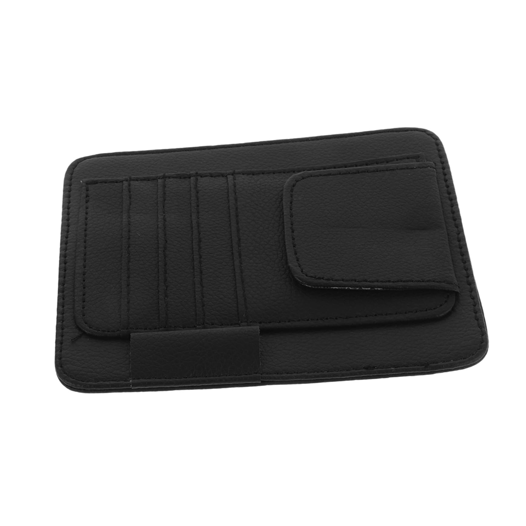 WEKADRIN Aufbewahrungsclip Für Sonnenblende Fall Für Automatische Sonnenblende Visier-sonnenbrillenhalter-Clip Autozubehör Für Den Innenraum Von Frauen LKW-Visier-Organizer Pu Black von WEKADRIN