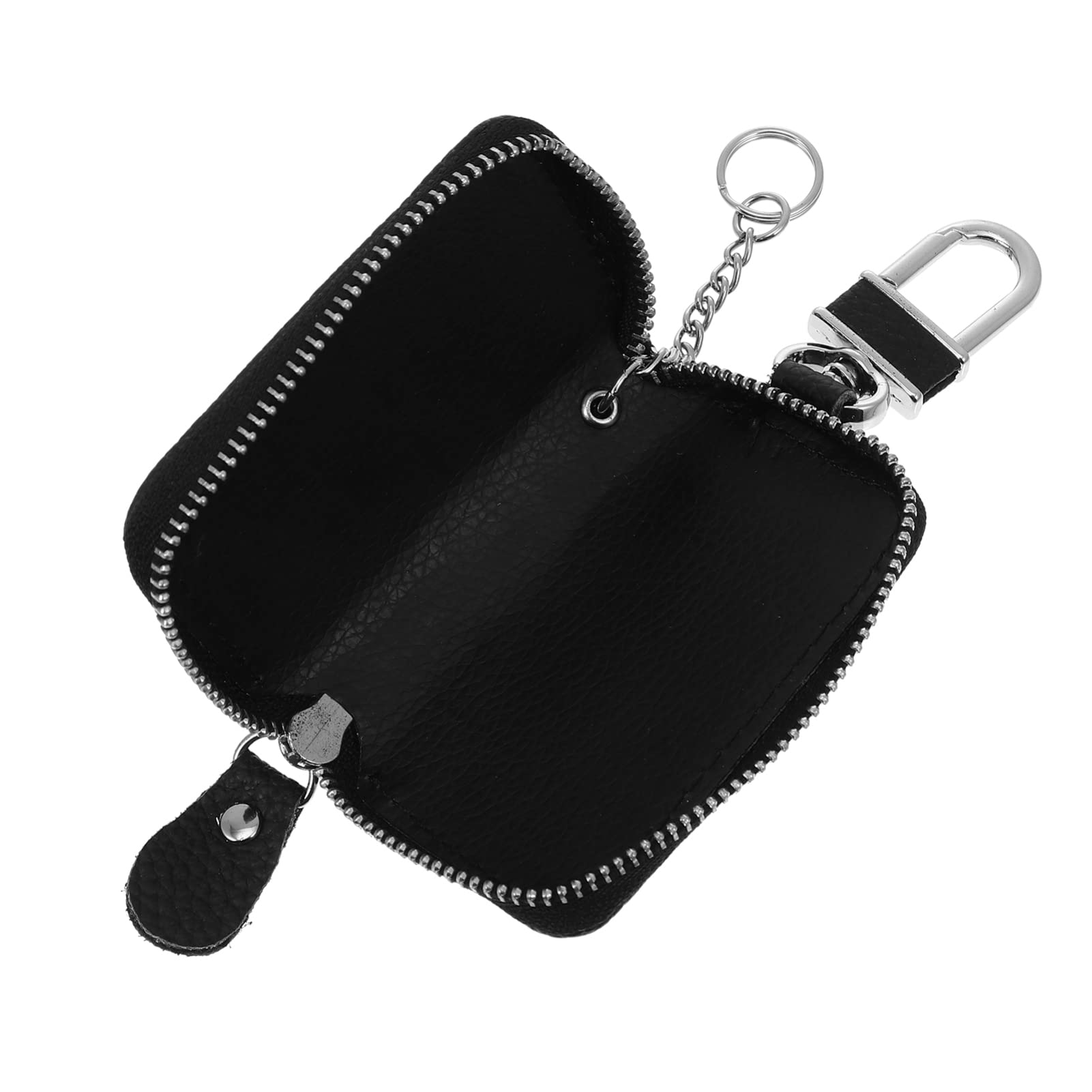 WEKADRIN Echtes Leder Autoschlüsselbeutel Hängend Mit Reißverschluss Stylischer Auto Key Organizer Für Optimale Und Ordnung Der Autoschlüssel von WEKADRIN