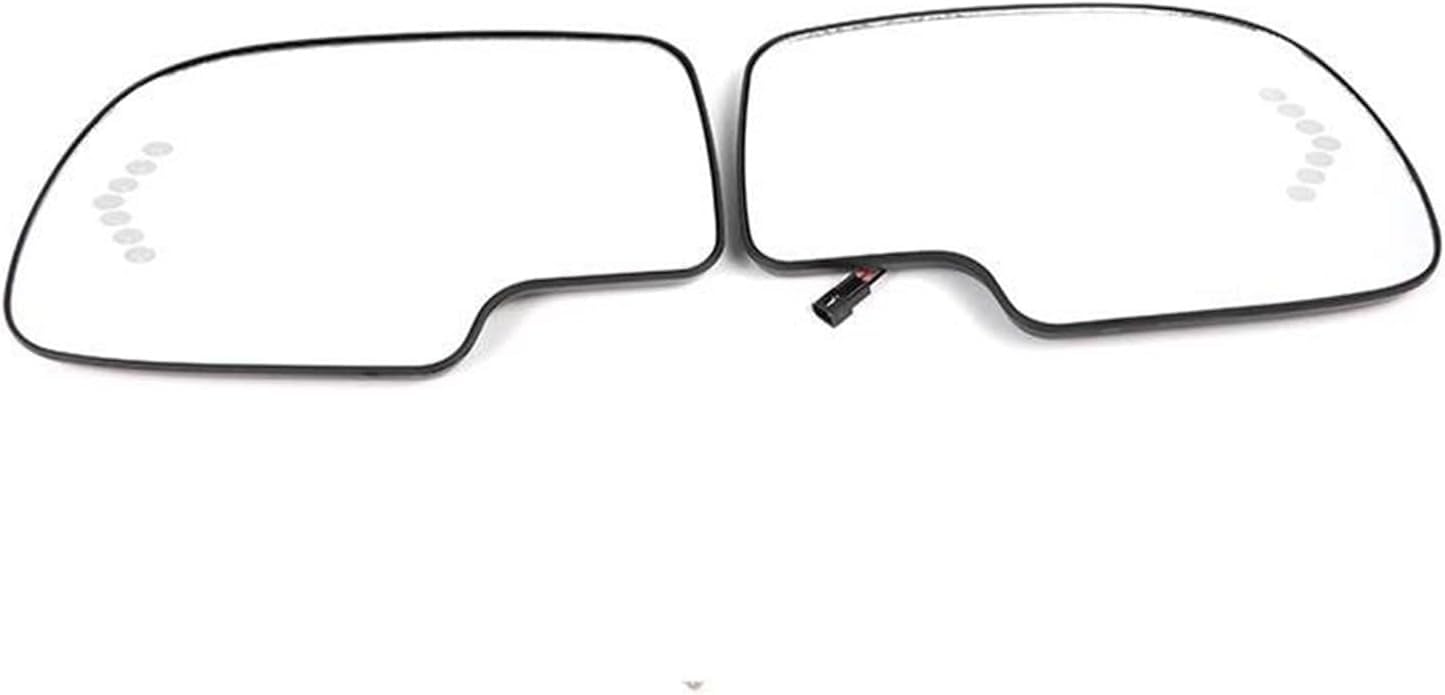 Ersatzspiegel Für Cadillac Für Escalade Für EXT Für ESV 2002-2006 Zubehör Auto Außenspiegelglas Seitenaußenspiegelglas Heizung(Right+Left) von WEKPOPMEVL