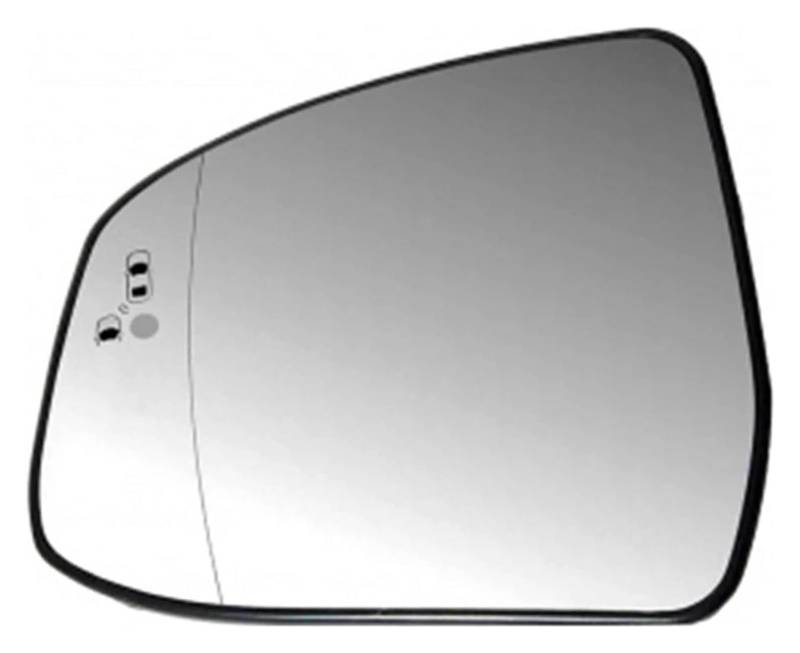 Ersatzspiegel Für Focus MK2 2008-2010 Für MK3 2010-2018 Für Mondeo MK4 2010-2014 Außenspiegelglas Ersetzen Beheizt Auto-Seitenspiegelglas Toter-Winkel-Warnung(Left side LH) von WEKPOPMEVL