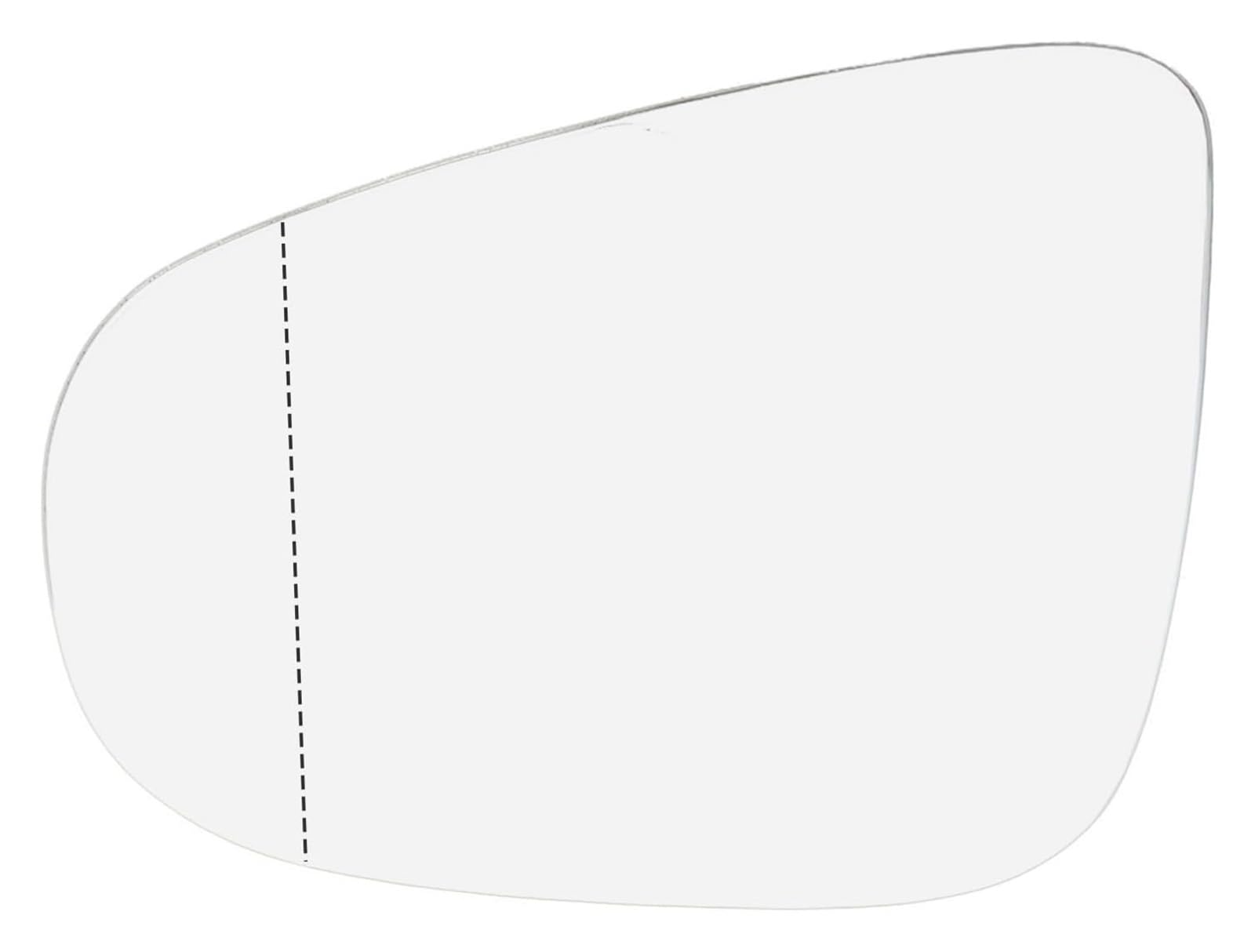 Ersatzspiegel Für VW Für G&olf 6 Für MK6 Beheizte Seite Rückspiegel Seite Flügel Spiegel Glas Abdeckung Spiegel Gehäuse 2009-2012 Rückspiegel Glas(Left) von WEKPOPMEVL