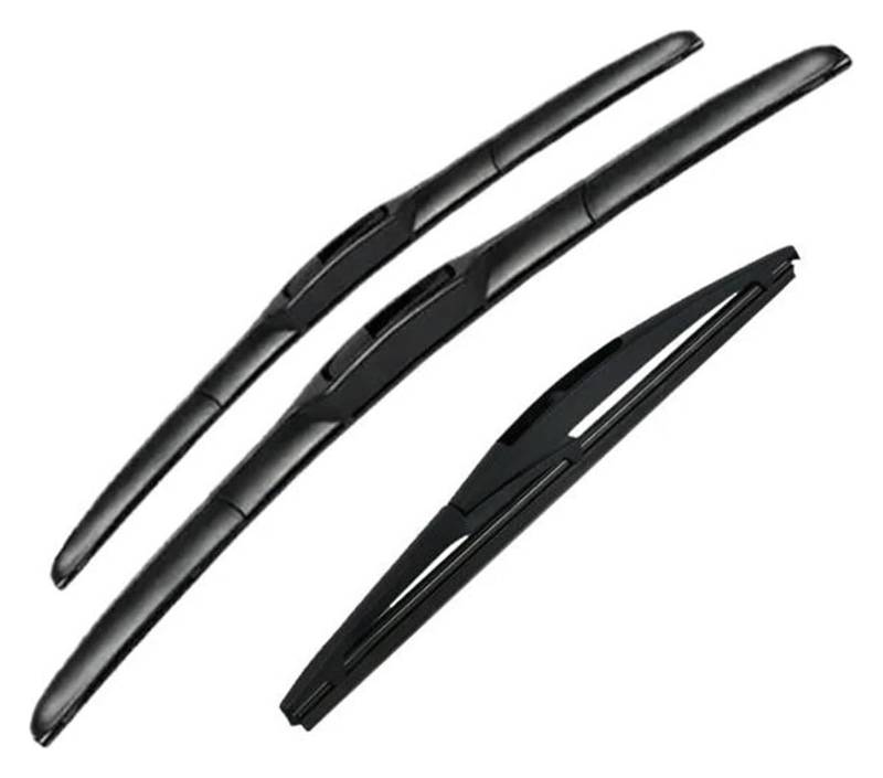 Ersatzwischblätter Für Subaru Für Forester SJ MK4 2014-2018 LHD RHD Windschutzscheibe 26 "+ 17" + 14 "auto Vorne Hinten Wischer Blades Set Kit(RHD Front Rear) von WEKPOPMEVL