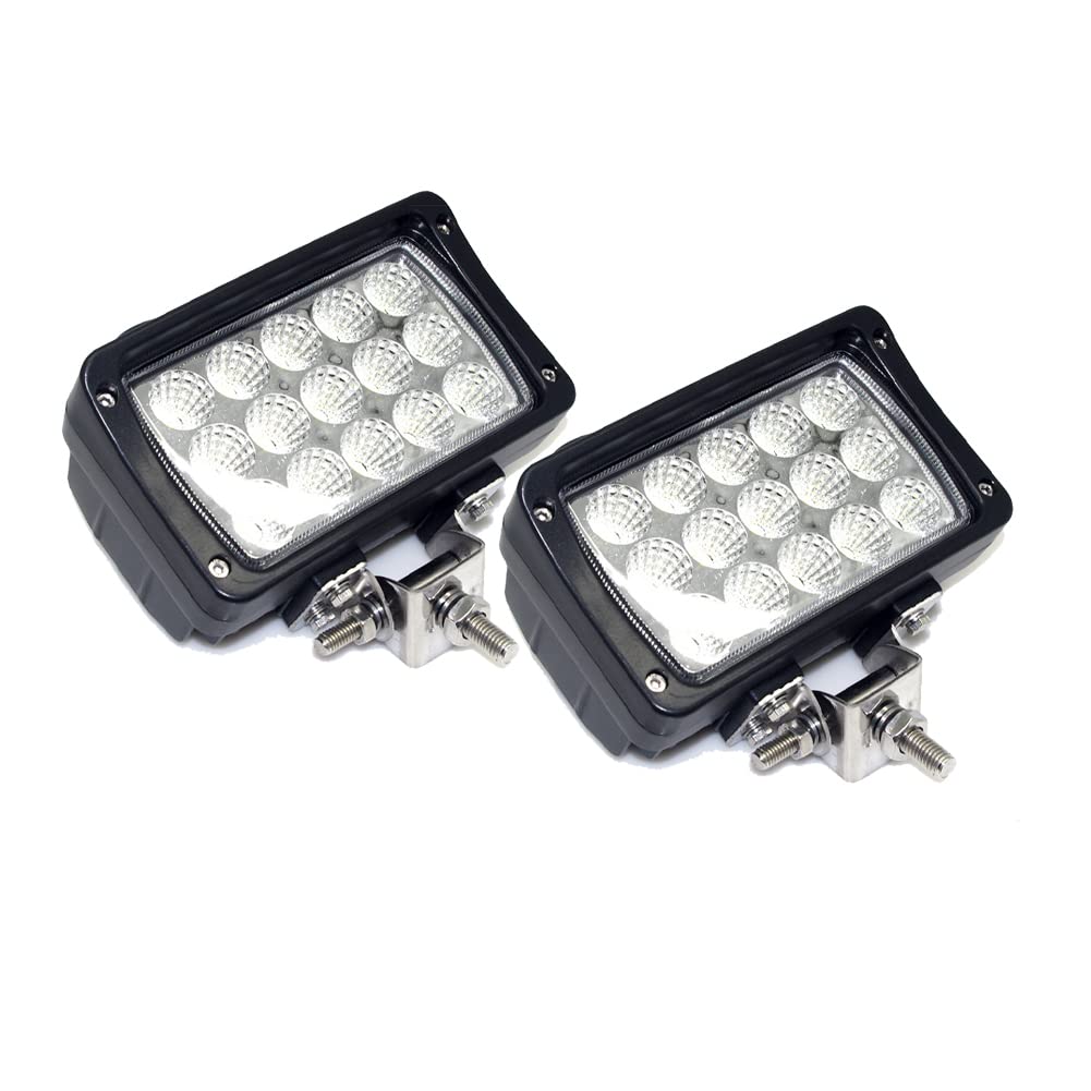 WELLIT 2pcs 45w Led Arbeitsscheinwerfer 12V24V Flutlicht Reflektor Worklight Scheinwerfer Arbeitslicht Offroad SUV UTE von WELLIT