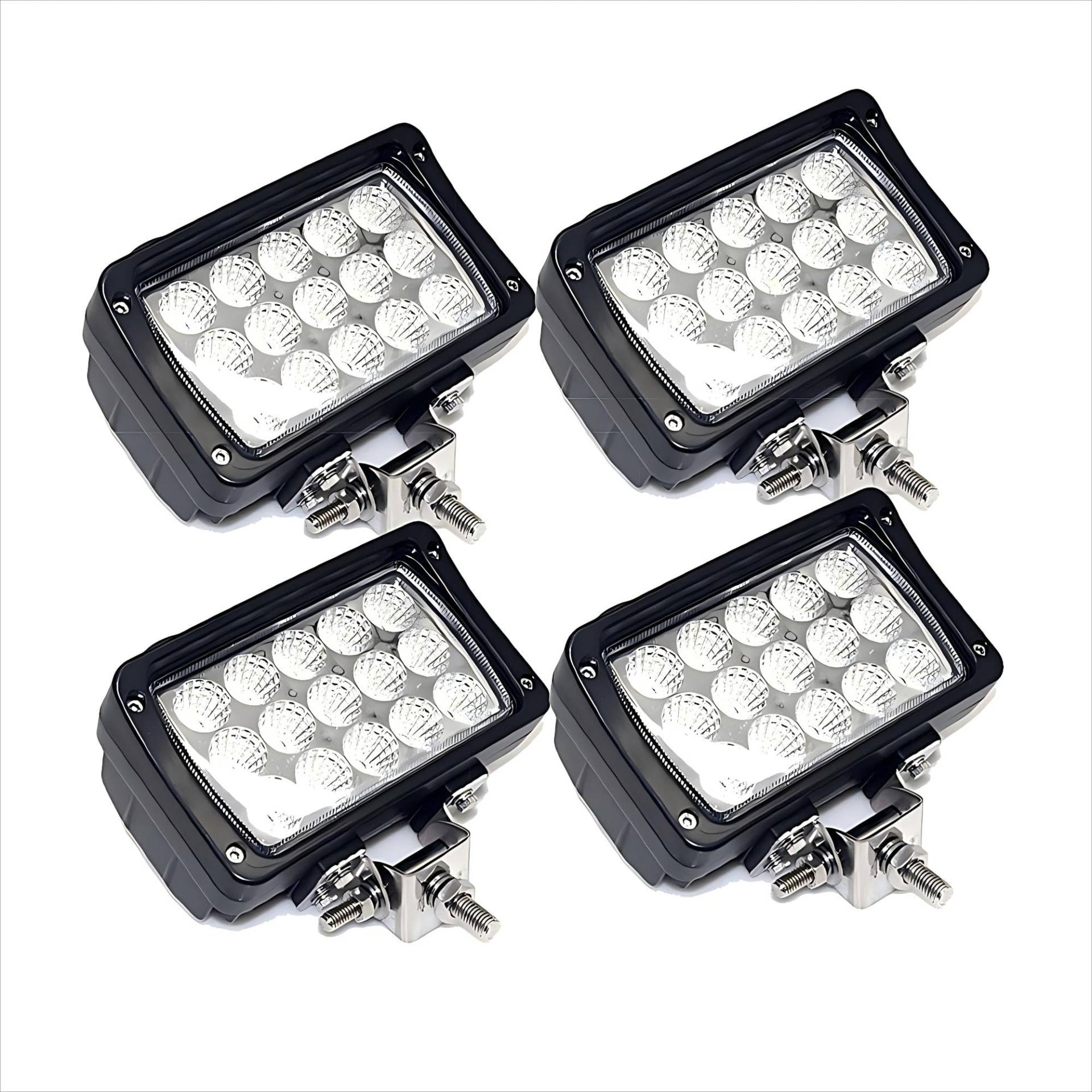 WELLIT 4x45w Led Arbeitsscheinwerfer Flutlicht Reflektor Worklight Scheinwerfer Arbeitslicht Offroad 12v 24v von WELLIT