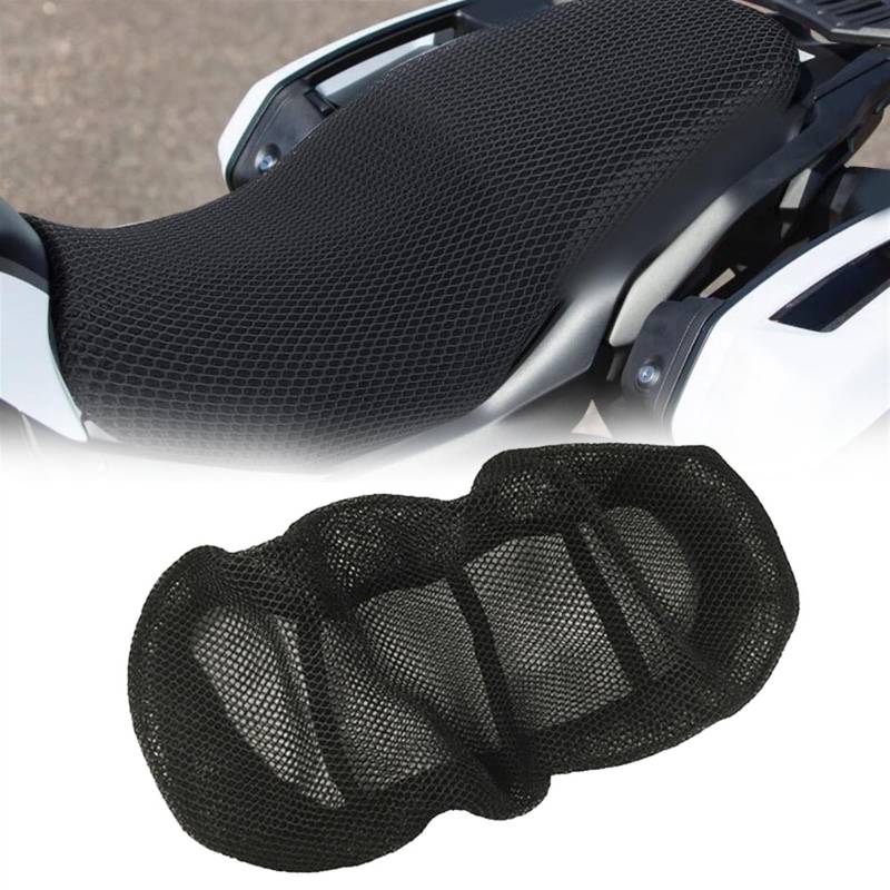 Motorrad Anti-Slip Mesh Stoff Atmungsaktive Sitz Abdeckung Wasserdicht Sun-Proof Kissen Für Kawasaki Für VERSYS1000 Für VERSYS 1000 ABS Zubehör von WELSAA