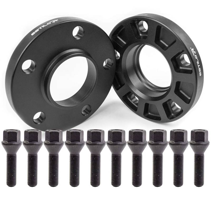 Estilo-R Spurverbreiterung 5x120 30mm 2x15mm Ø72,6 ABE schwarz für BMW E46 E60 E90 von WEMAR Autozubehör GmbH