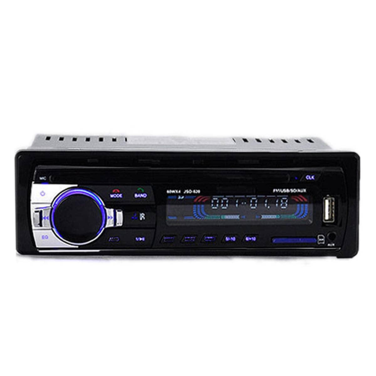 WEPECULIOR 24V Autoradio 4x45W Bluetooth Stereo MP3 Player unterstützt Freisprechanrufe FM USB Ports TF AUX in mit Fernbedienung von WEPARTICULAR