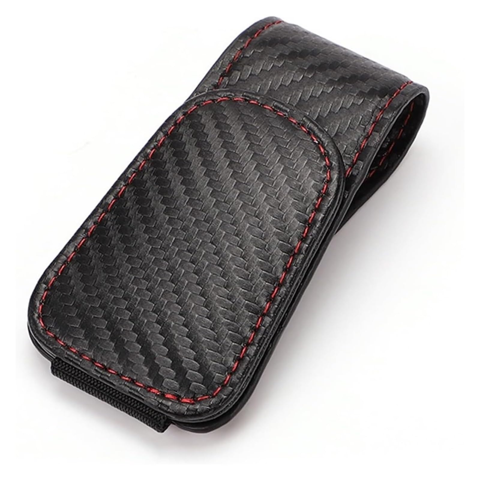 Auto-Styling-Innenraum Für Modell 3 YXS Auto-Innenraum-Organisationszubehör Auto-Sonnenbrillenhalter Auto-Brillenhalter Brillenaufbewahrungsclip(Carbon fiber) von WERKFNKBNH