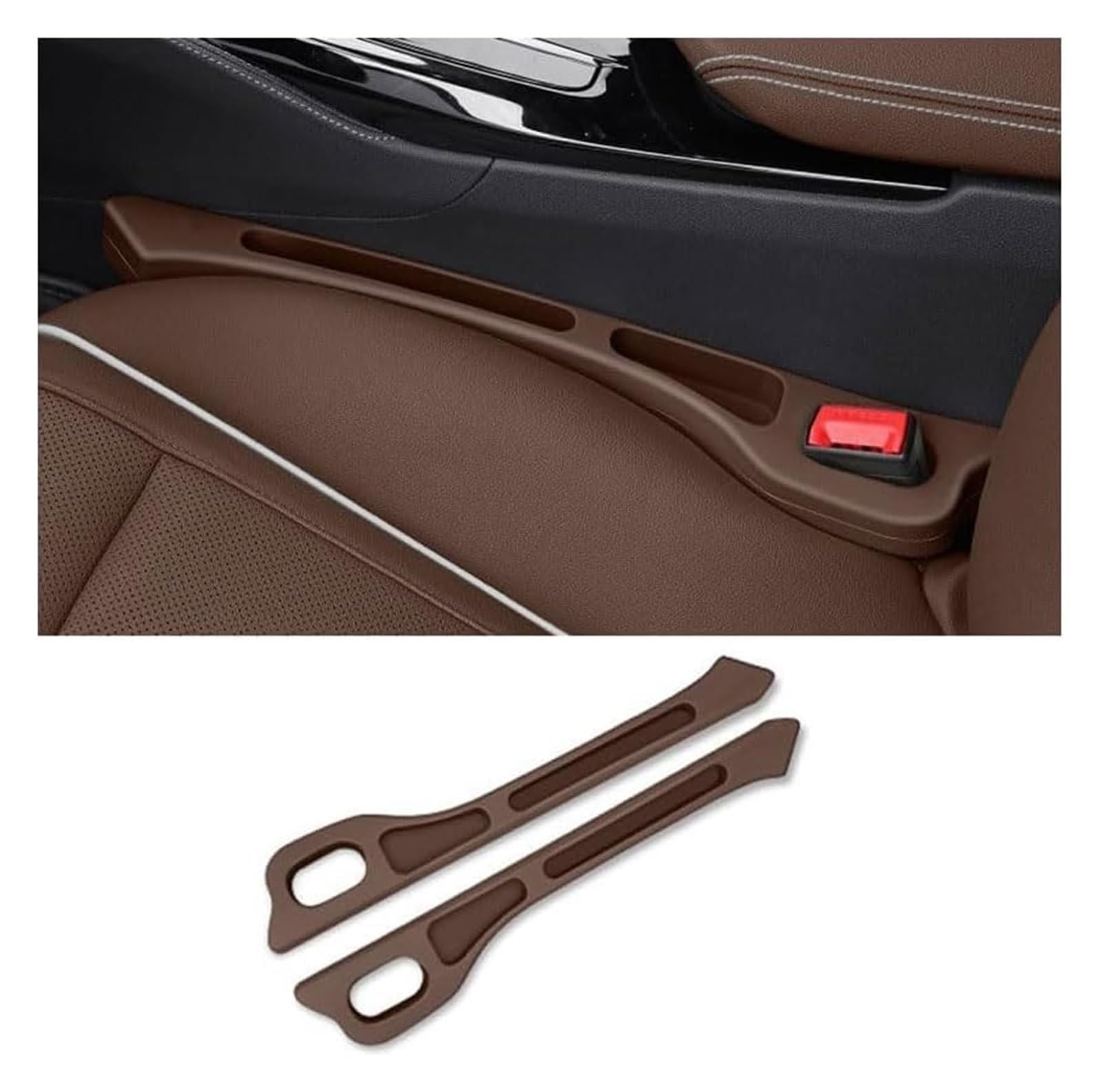 Für Smart Für Forfour W453 W454 Lückenfüller Organizer Sitzlückenstopfen Verhindern Sie Dass Dinge Herunterfallen Zubehör Armlehnenbox(D Brown) von WERKFNKBNH