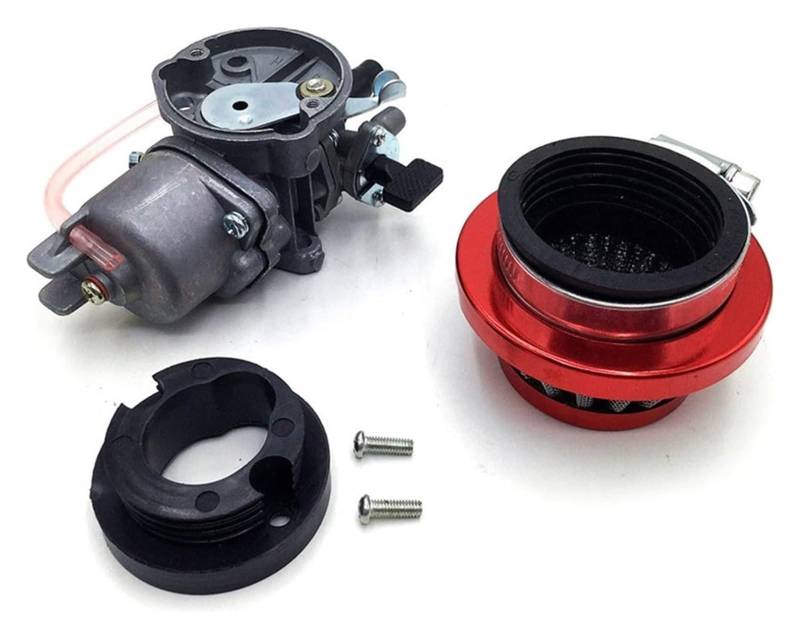 Vergasermotor Für 47cc 49cc Motor Vergaser Mit Luftfilter 2 Takt Mini Quad Dirt Bike Moto Go Kart Buggy Vergaser(A) von WERKFNKBNH